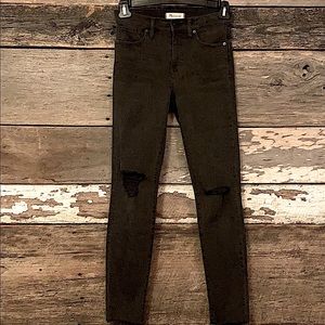 Madewell 9” Raw Hem High Rise Jeans